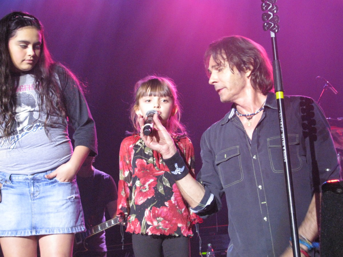 Sophia Zalipsky with Rick Springfield