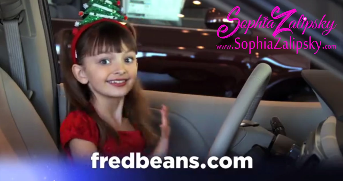 Sophia Zalipsky - FredBeans Christmas Commercial