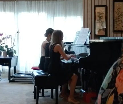 Sophia, Melania and Victoria Zalipsky's Piano Trio May 18 2019